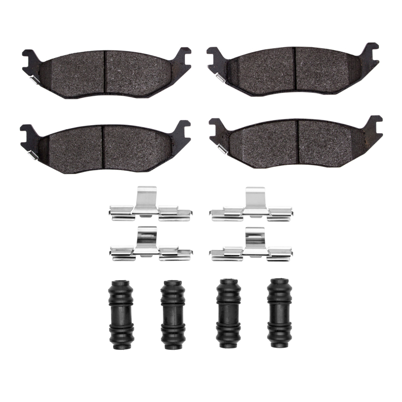 Chrysler Aspen Brake Pads - Rear - R1 Concepts - Semi Met - `02-`24